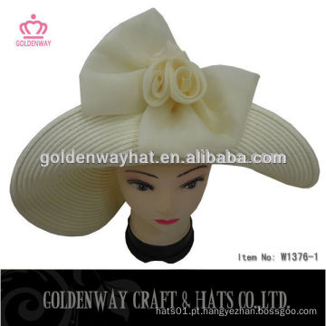 Chapéu de senhora de papel de verão chapéus grossos de palha de mulheres de palha